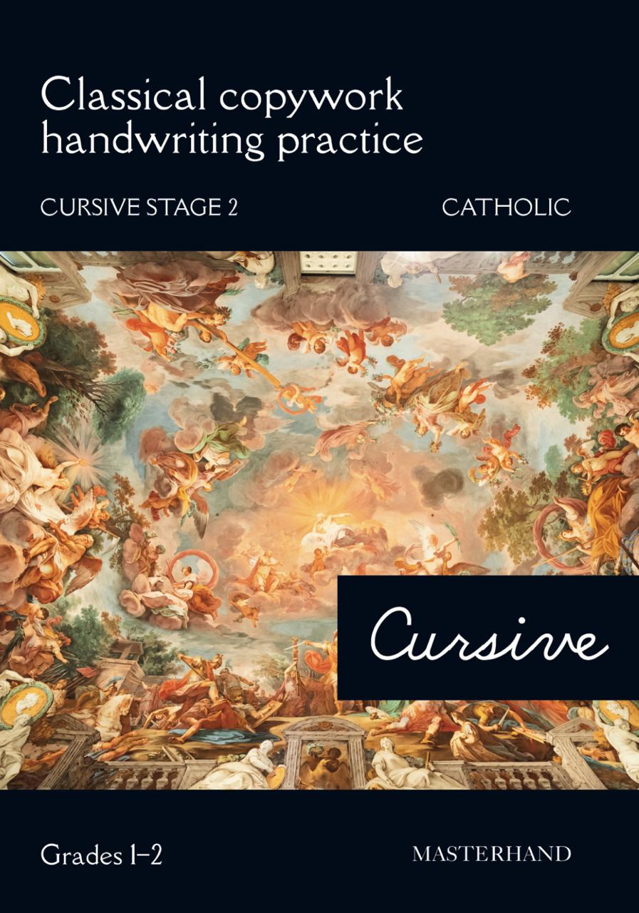 Classical Biblical Copywork Stage 1 - Cursive
