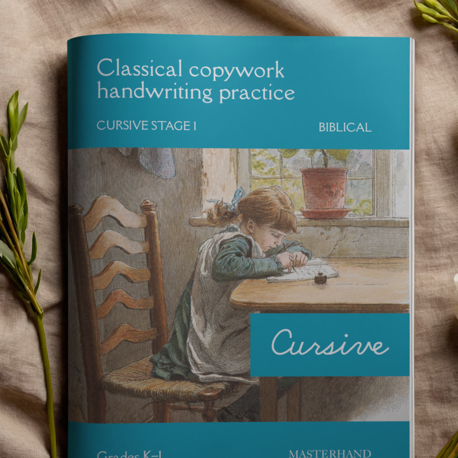 Classical Biblical Copywork: Cursive interior preview 1
