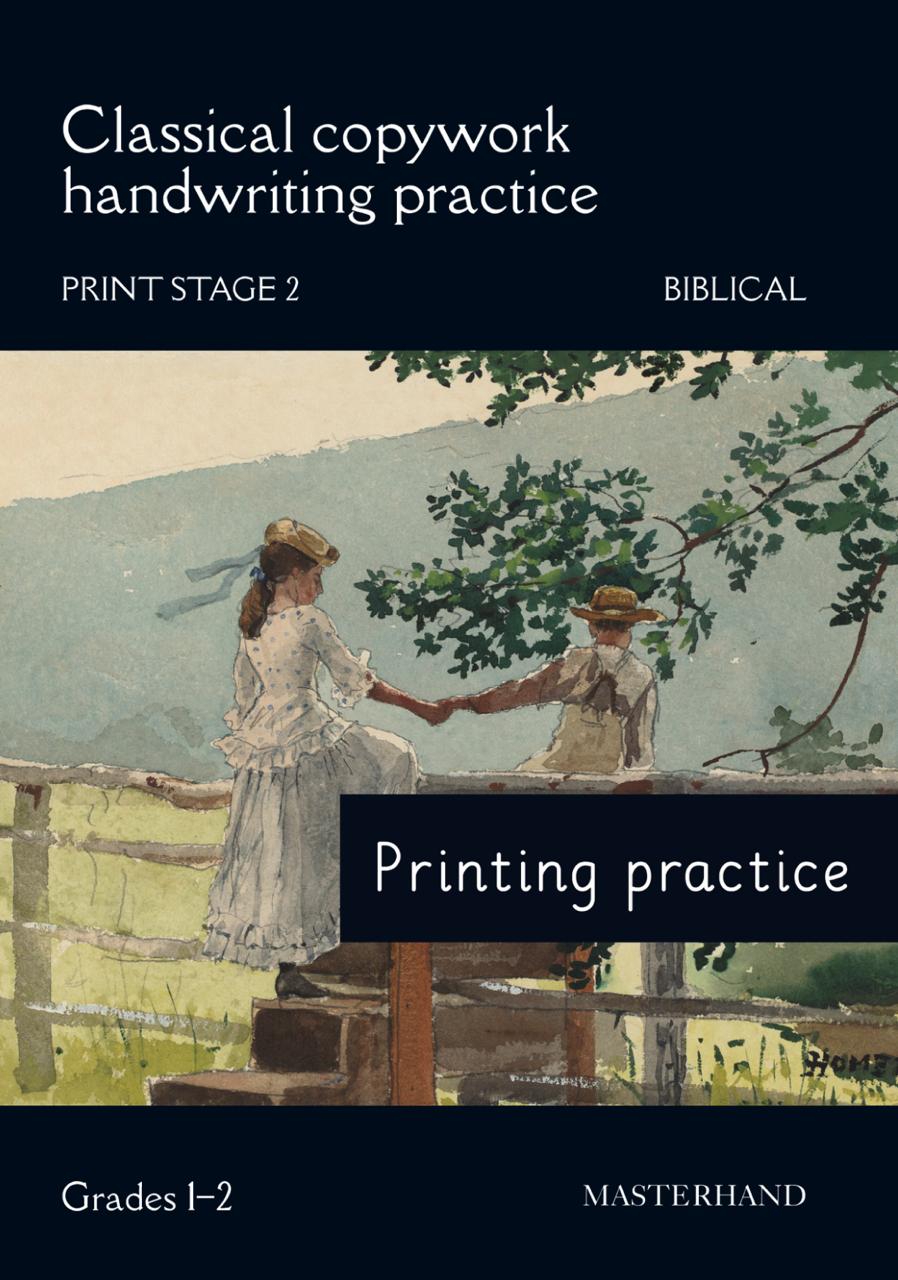 Classical Catholic Copywork Stage 2 - Print